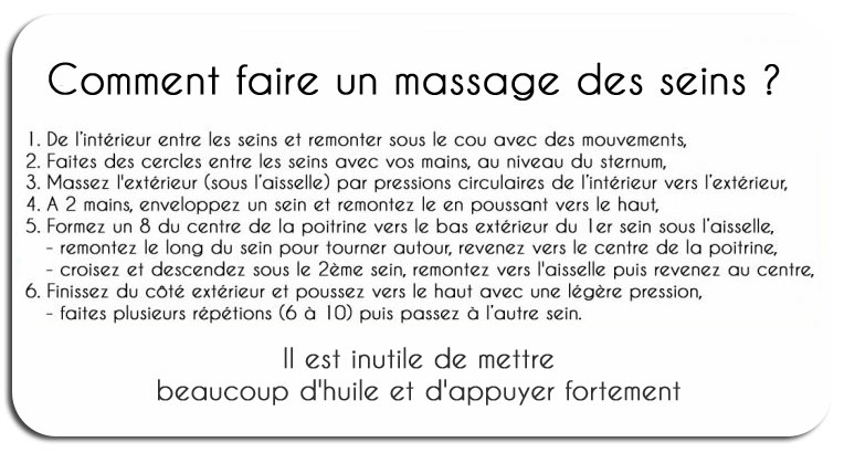 Comment réaliser un massage des seins