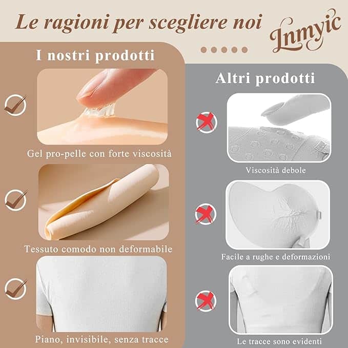 Soutien-gorge adhésif push-up sans bretelles – Image 4