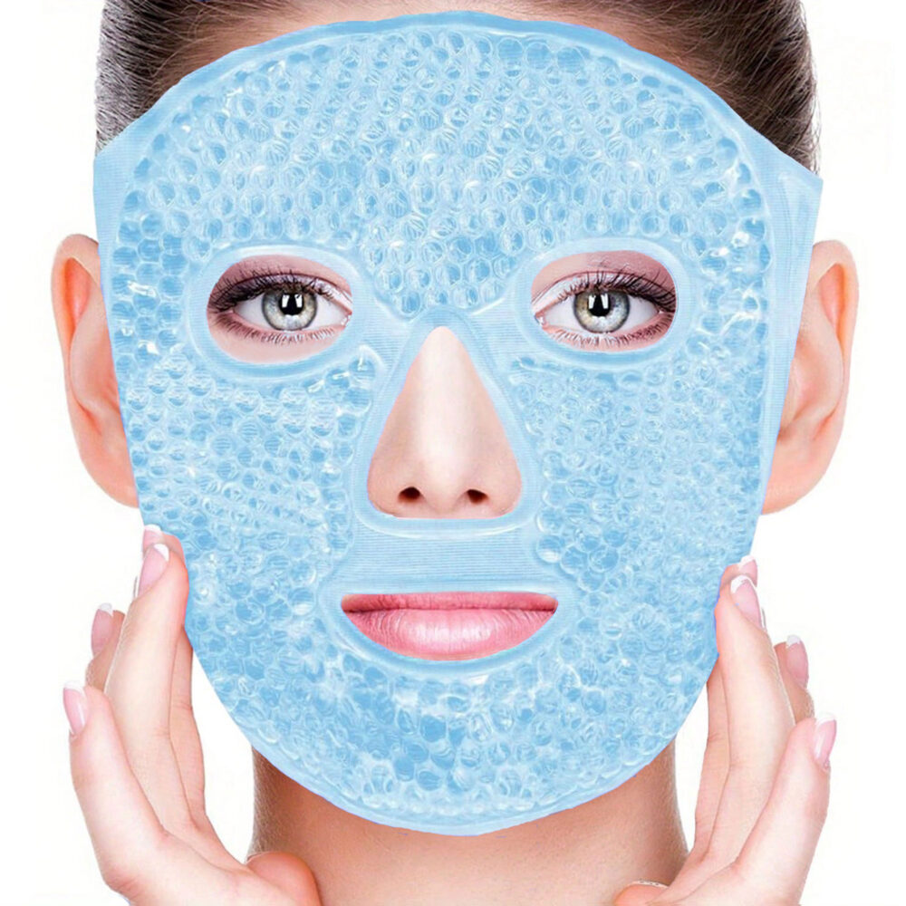 masque froid visage cryothérapie