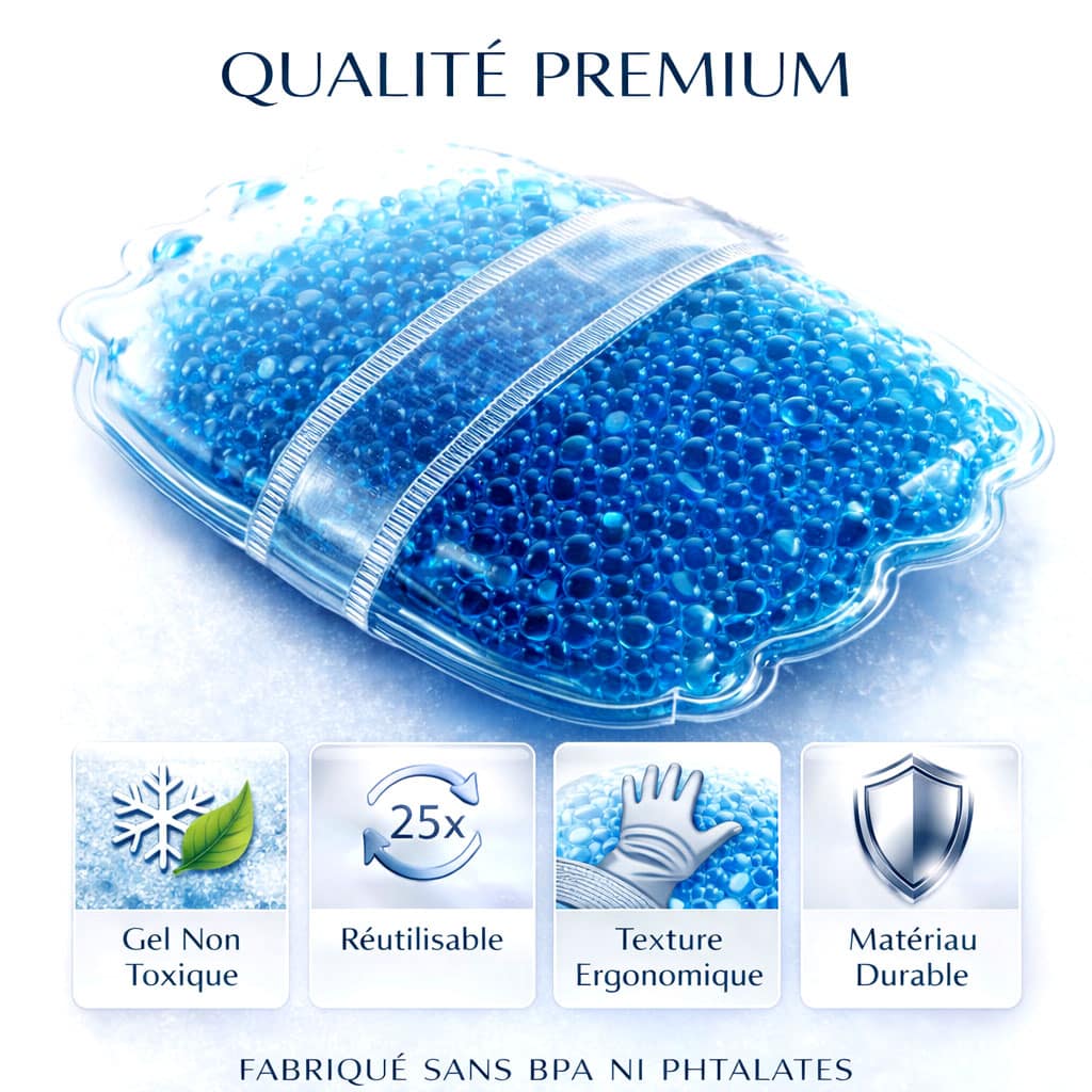 gant de massage froid