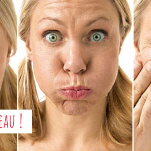 Photo de rajeunissement du visage avant et après