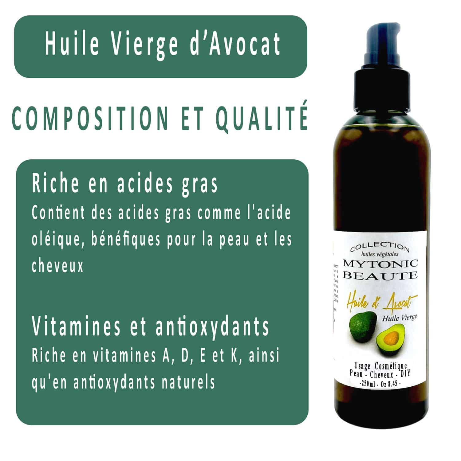Huile d'Avocat végétale bio – Image 4