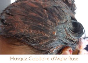 masque argile rose capillaire