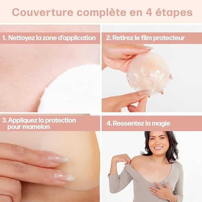 CACHE TETONS SILICONE