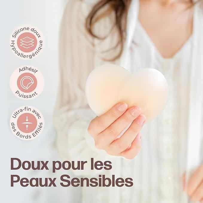 CACHE TETONS SILICONE