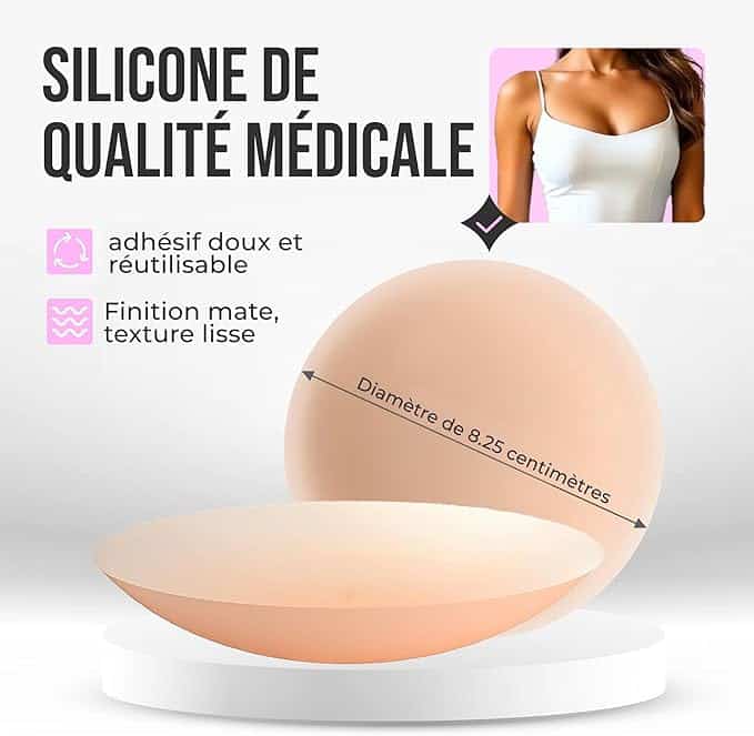 CACHE TETONS SILICONE
