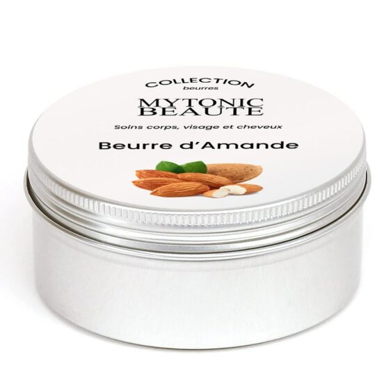 beurre d'amande cosmétique corps visage cheveux Mytonic Beauté