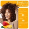 Beurre de mangue bio pour les cheveux