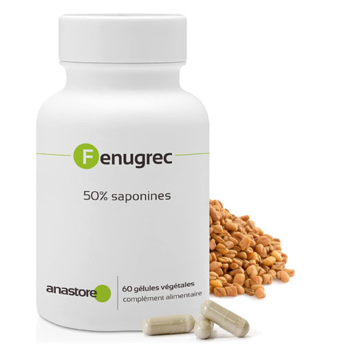 Fenugrec anastore 50 % saponines 500 mg