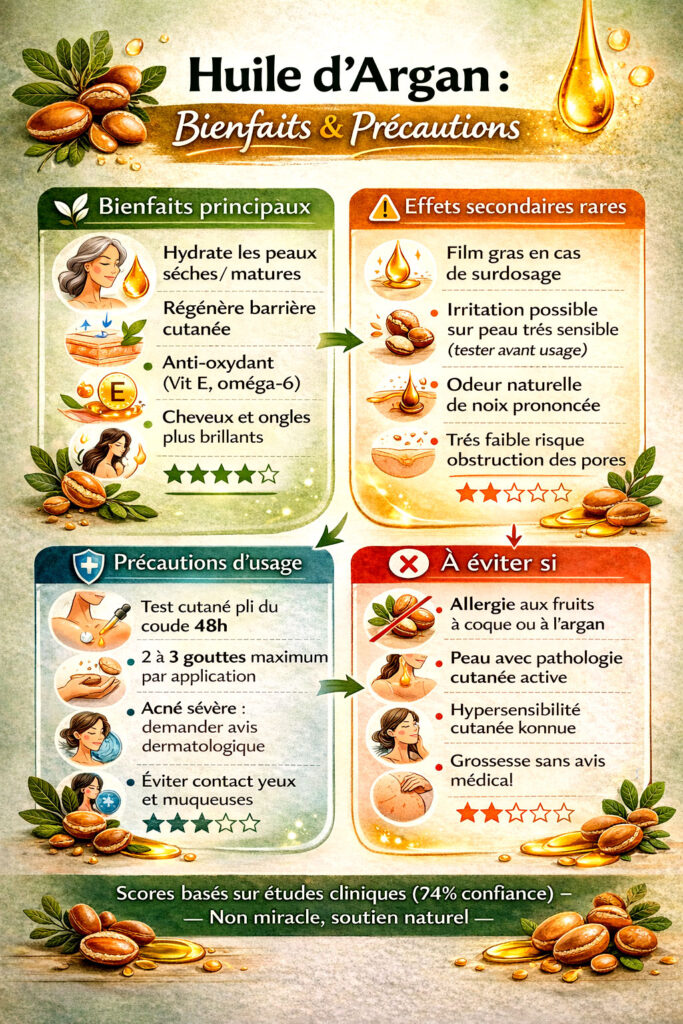 Quels sont les bienfaits réels de l'hile d'argan