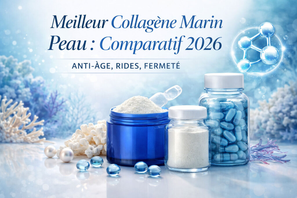 Meilleur collagène marin peau : comparatif 2026 (anti-âge, rides, fermeté)