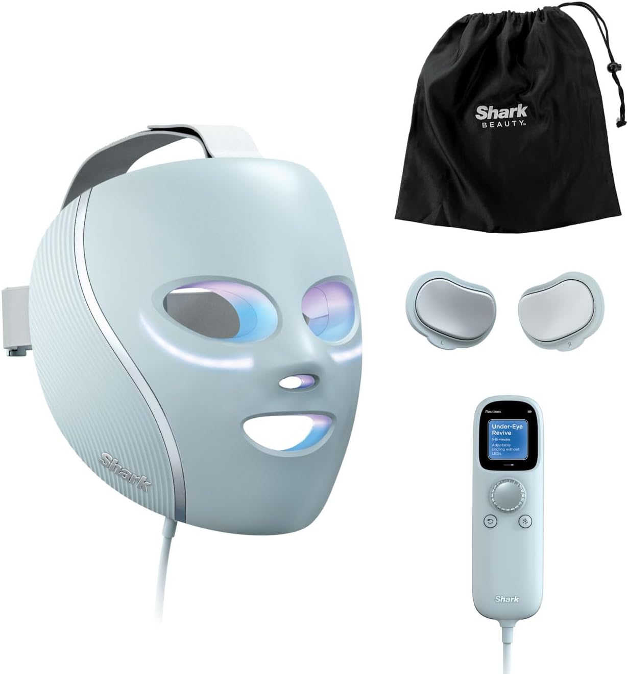 Shark CryoGlow LED Face Mask lilas